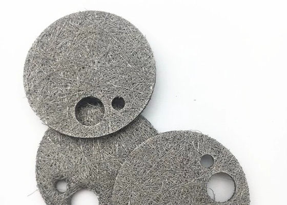 Porcellana 15cm FeCrAl ha sinterizzato il disco sinterizzato del filtro dal feltro del setaccio a maglie per industria delle materie plastiche fornitore