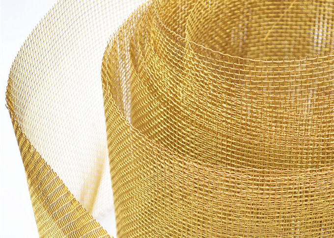 setaccio a maglie d'ottone 180 200 250, panno tessuto della rete metallica 30 metri di larghezza della maglia